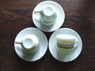 CERVE ITALYカップ＆arcopal FRANCEソーサー