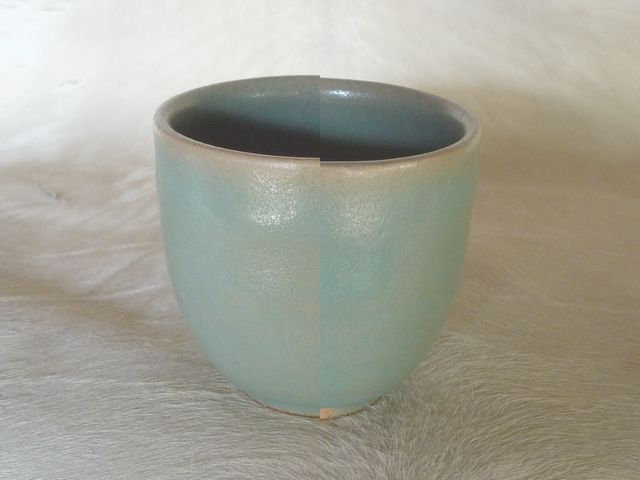 隠居窯の青磁釉